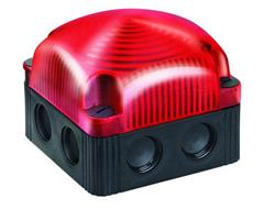 853.100.66 Werma  LED Beacon 853  48vAC 1:RED Permanent IP66/67 Base Mount